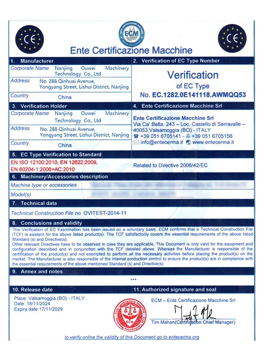 CERTIFICATION