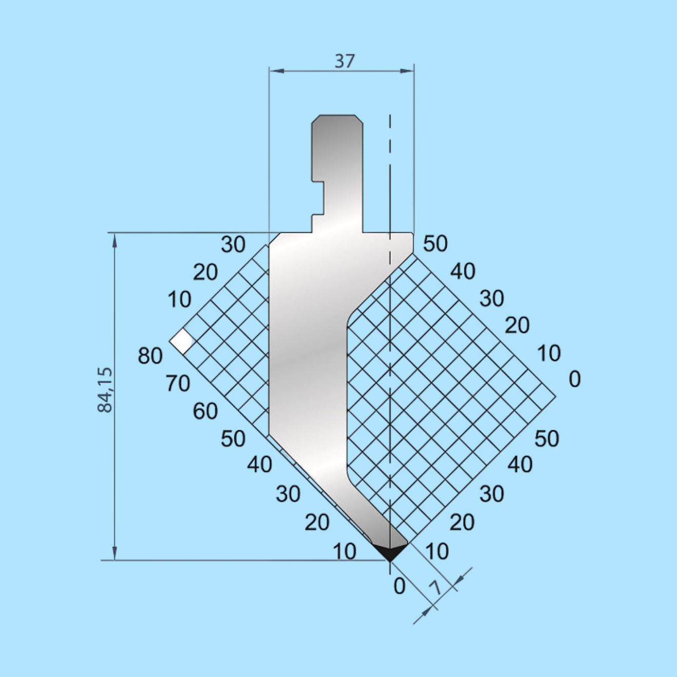 1020 AMADA-PROMECAM Gooseneck Punch