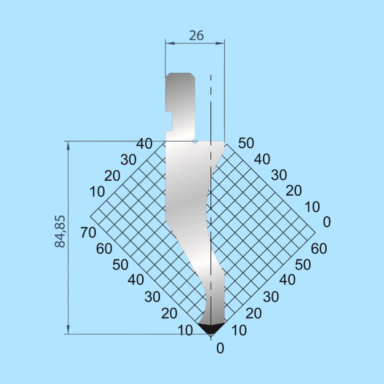 1023 AMADA-PROMECAM Standard Punch