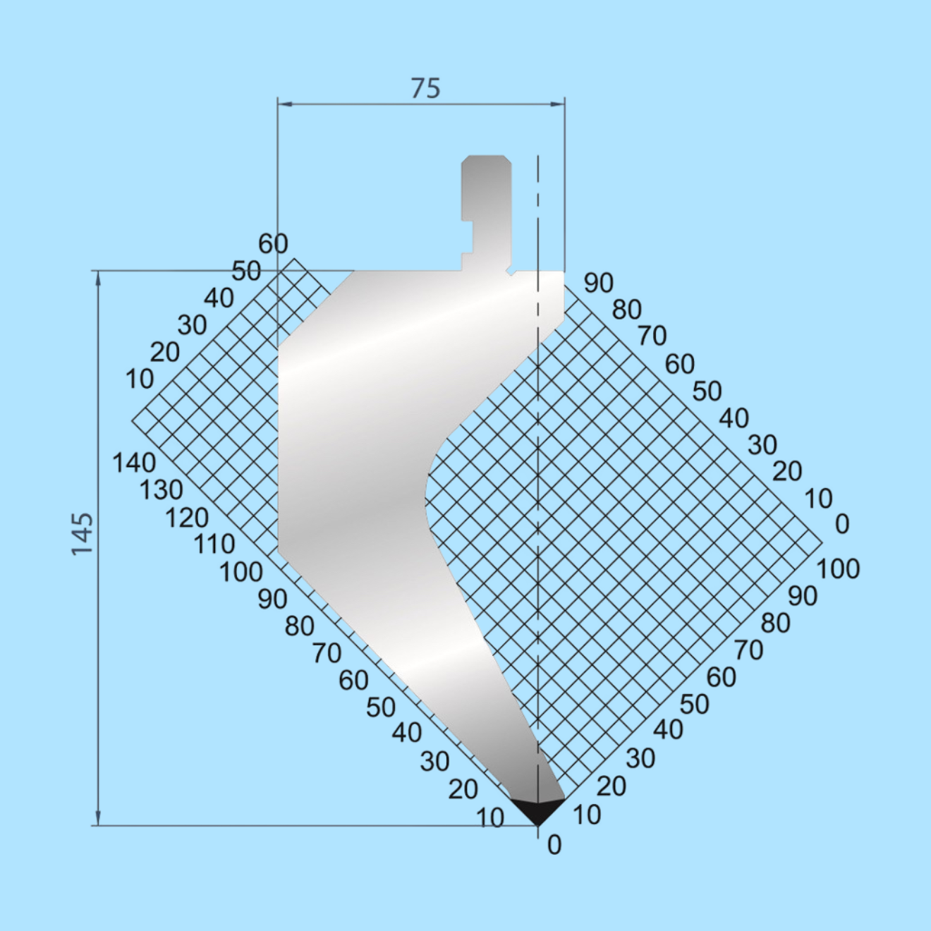 1030 AMADA-PROMECAM Gooseneck Punch