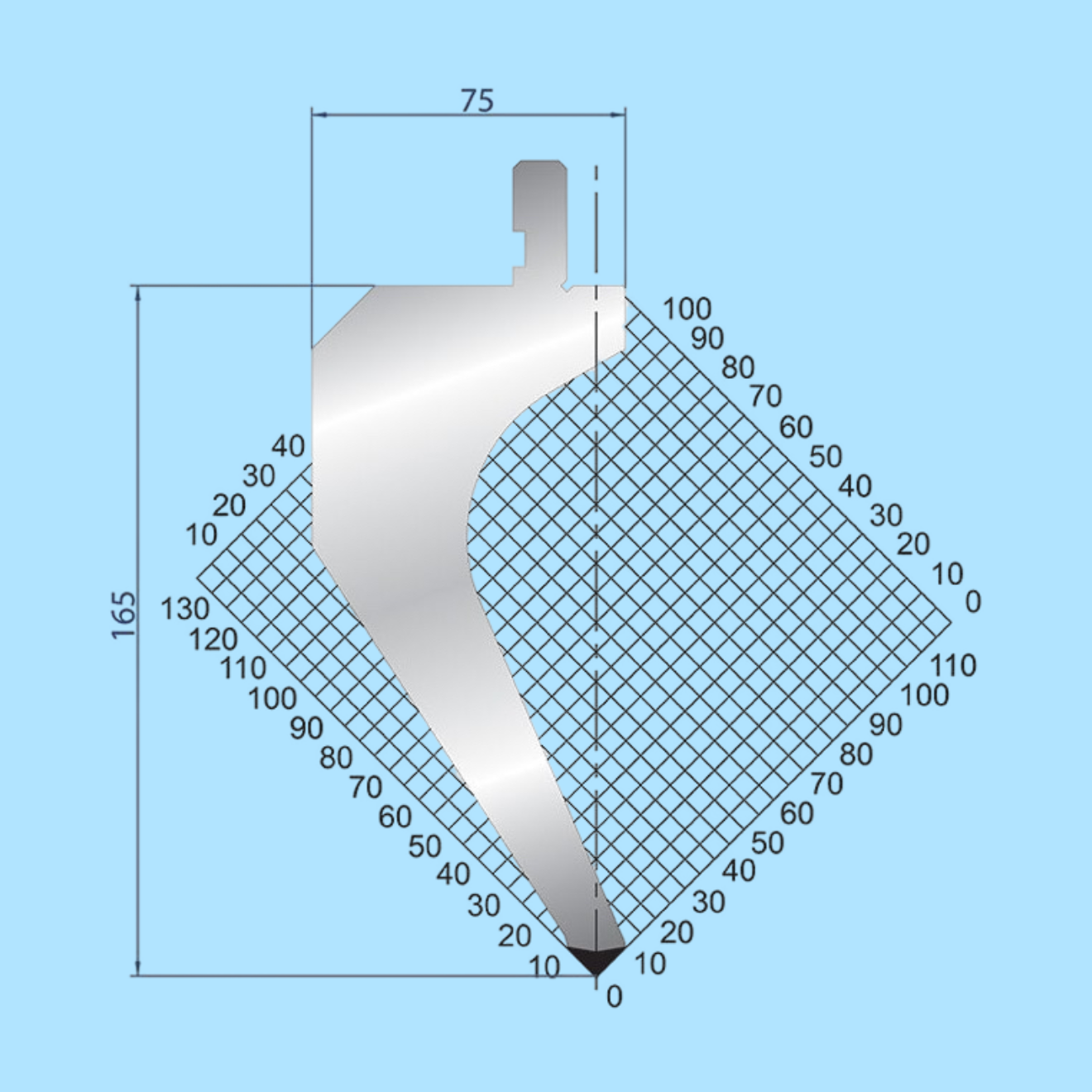 1031 AMADA-PROMECAM Gooseneck Punch