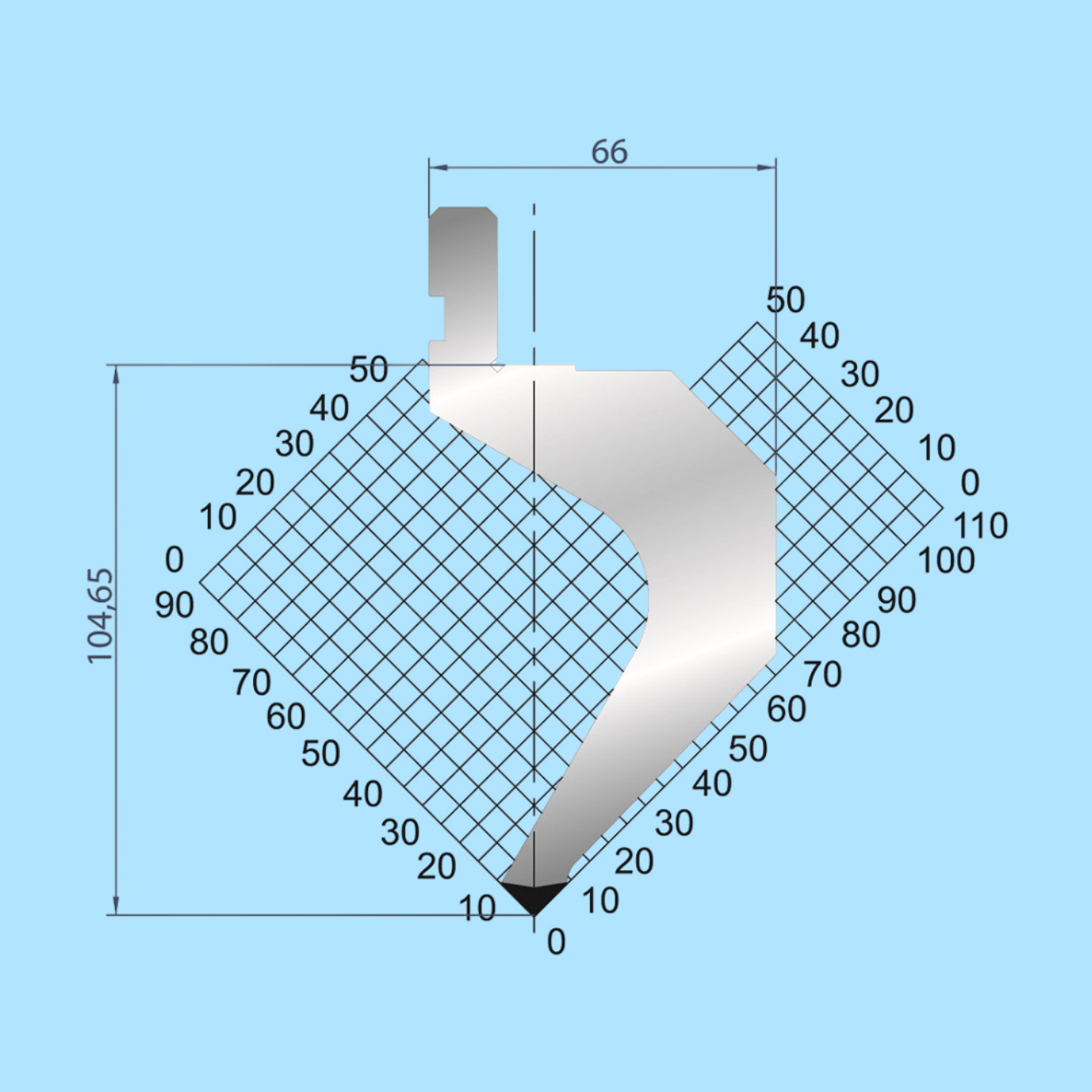 1082 AMADA-PROMECAM Gooseneck Punch