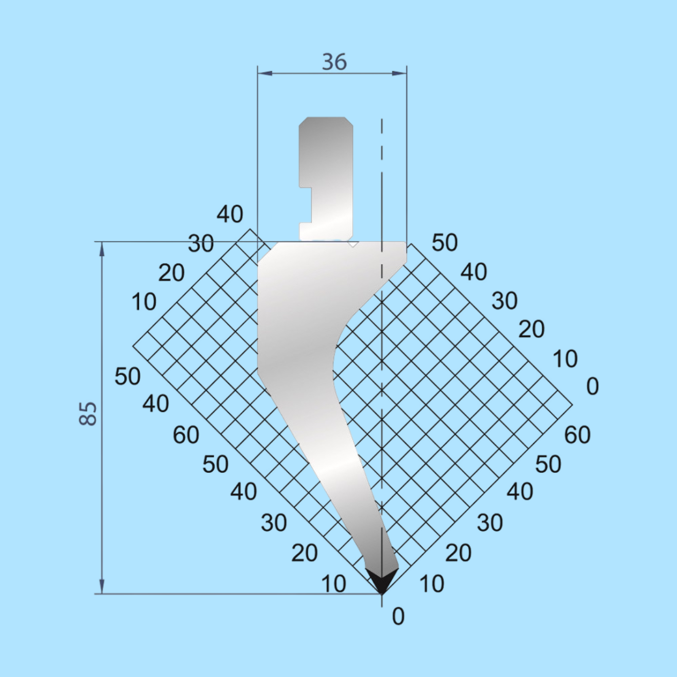 1162 AMADA-PROMECAM Gooseneck Punch