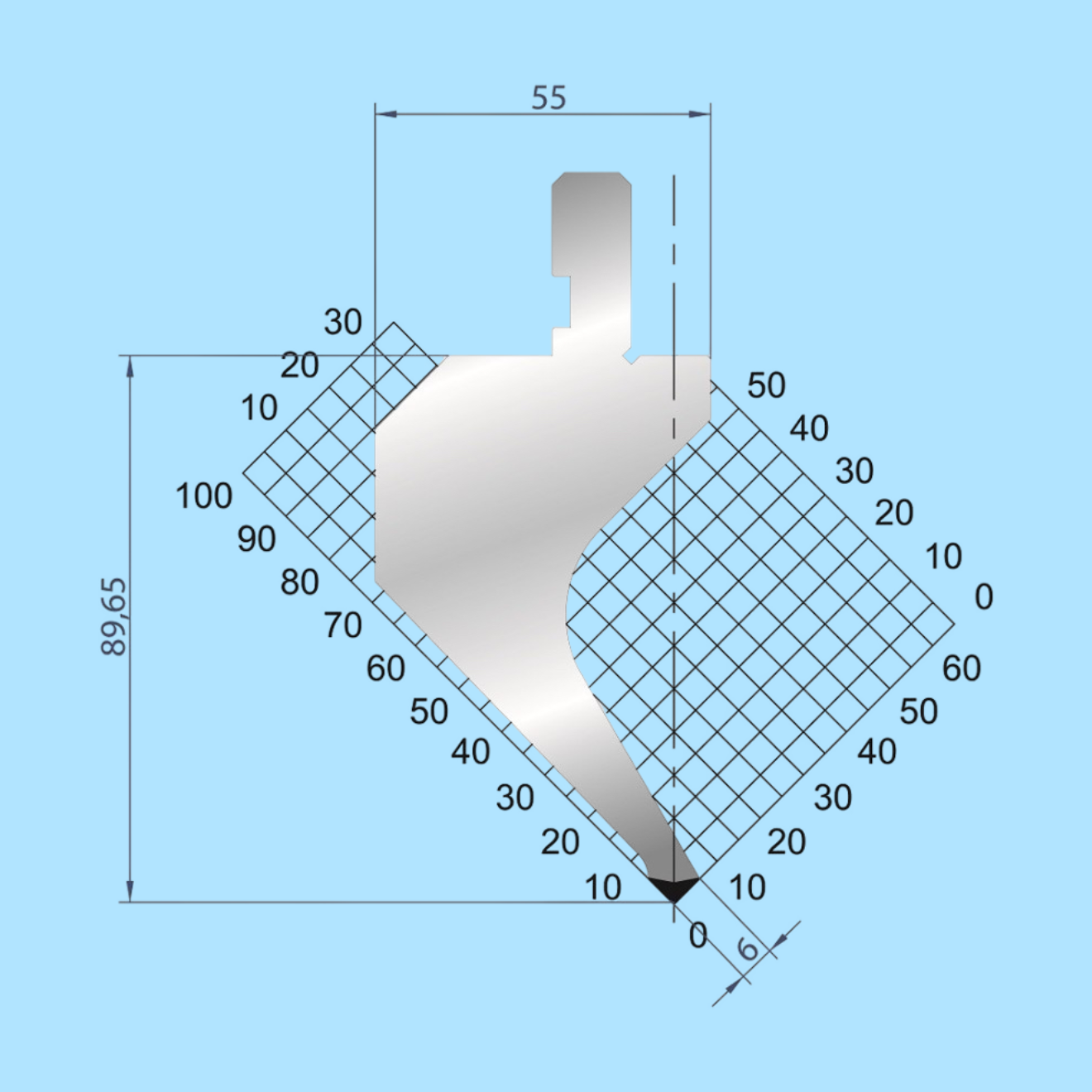1175 AMADA-PROMECAM Gooseneck Punch
