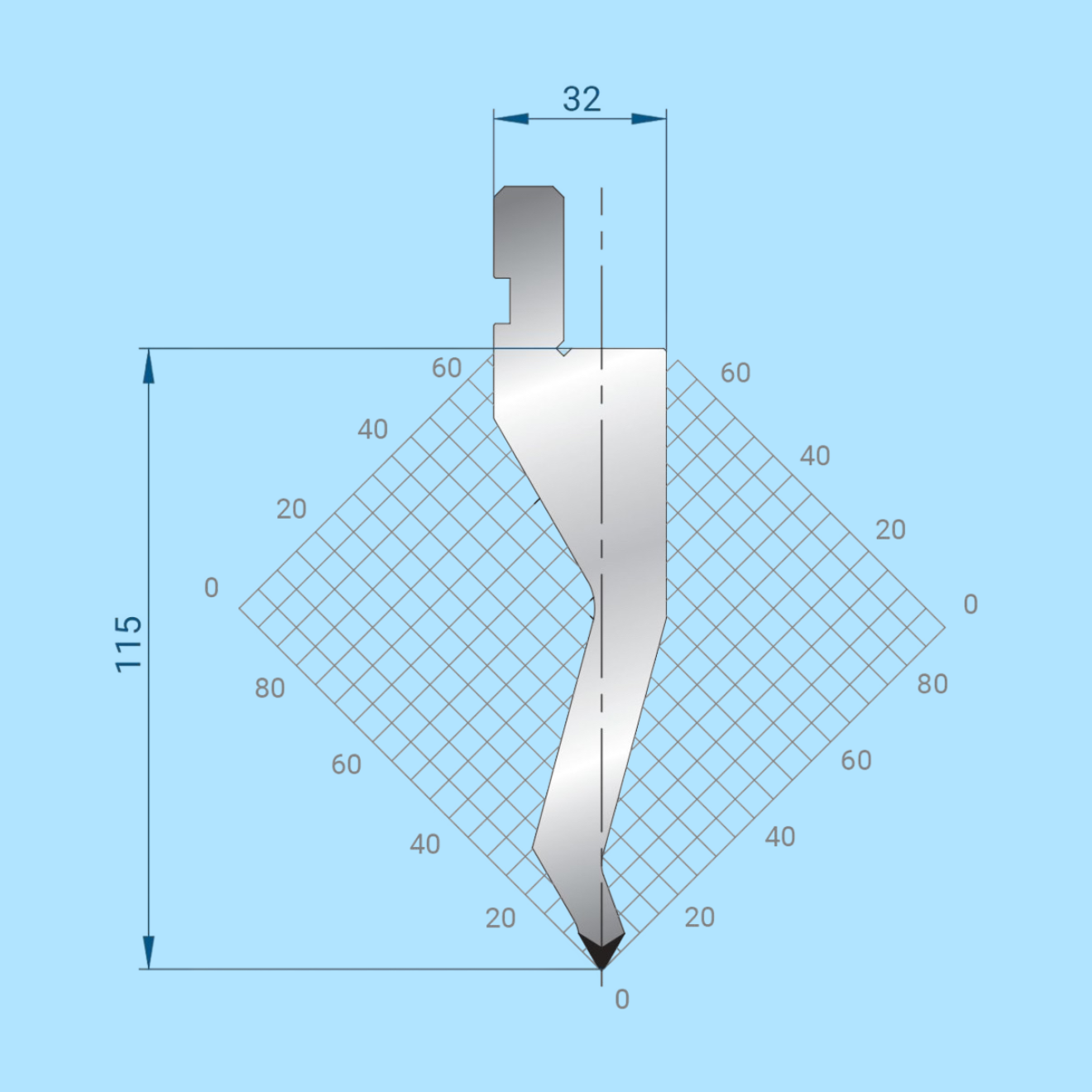 1191 AMADA-PROMECAM Gooseneck Punch