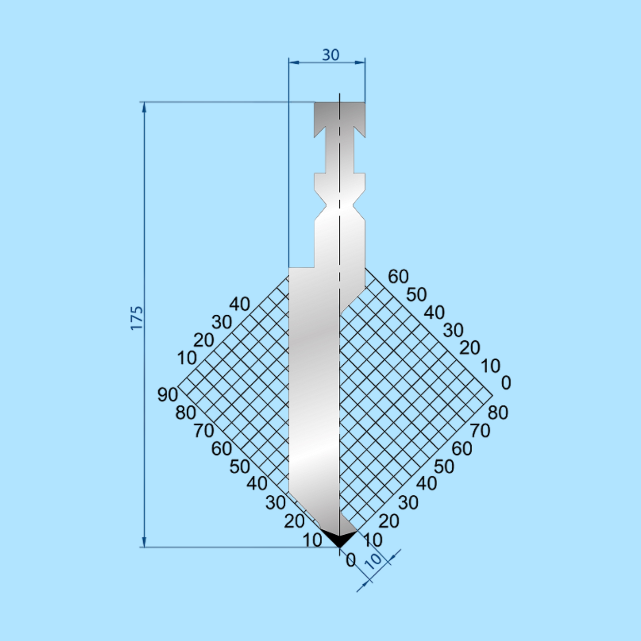 1229 BYSTRONIC-BEYELER Gooseneck Punch