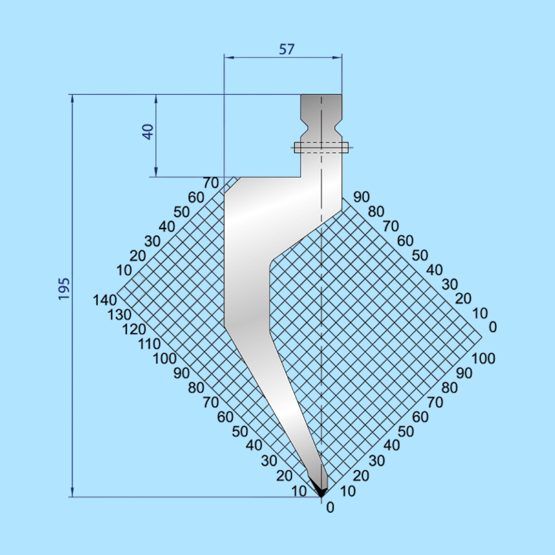 1236 WILA-TRUMPF Gooseneck Punch