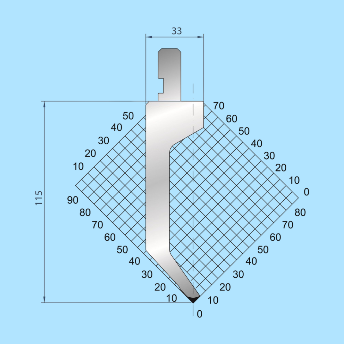 1312 AMADA-PROMECAM Gooseneck Punch