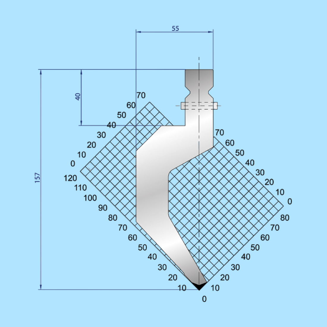 1314 WILA-TRUMPF Gooseneck Punch