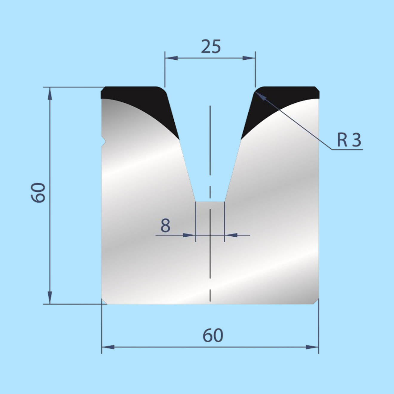 2087 AMADA-PROMECAM 1V Die