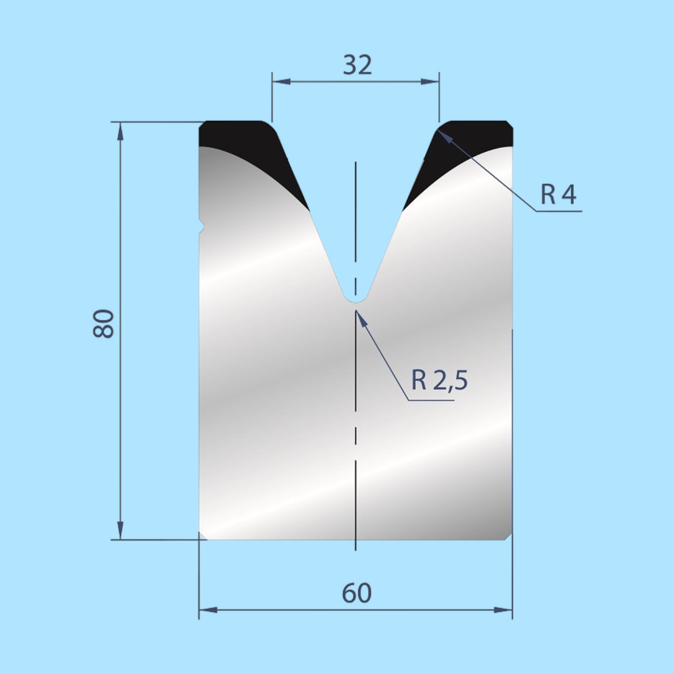 2088 AMADA-PROMECAM 1V Die
