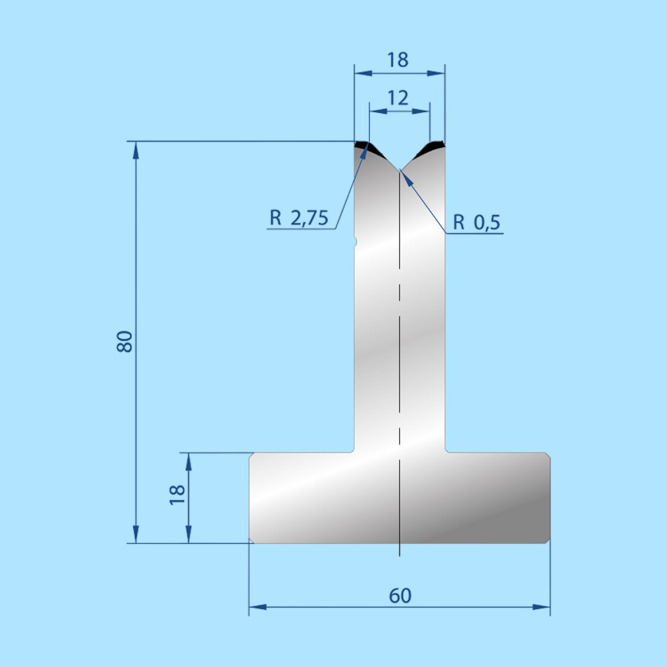 3015 AMADA-PROMECAM 1V Die