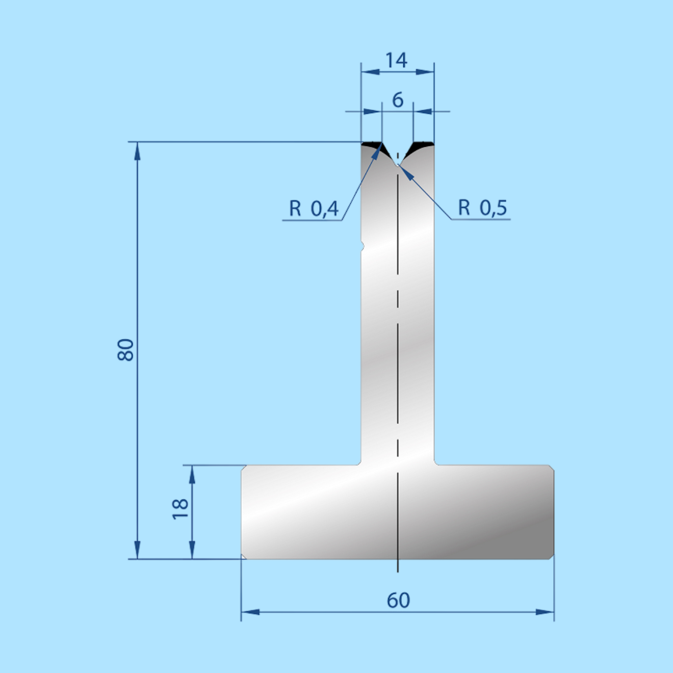 3019 AMADA-PROMECAM 1V Die