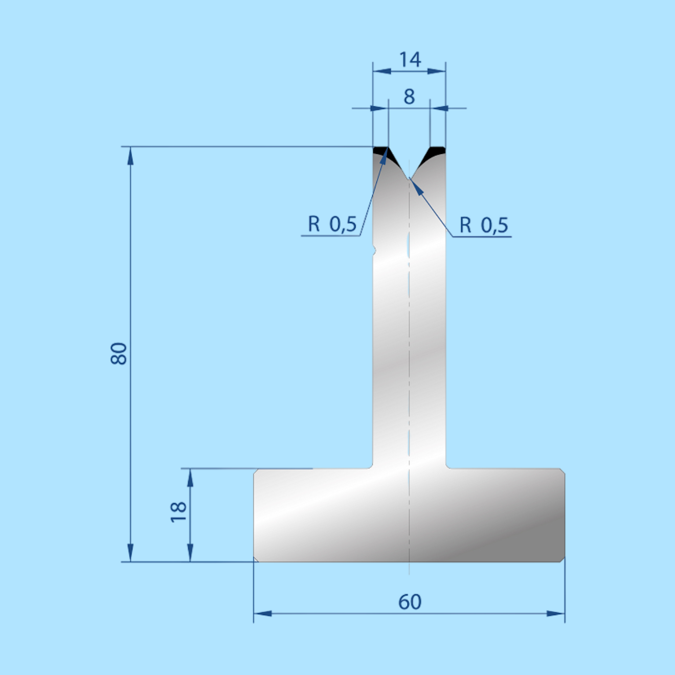 3020 AMADA-PROMECAM 1V Die