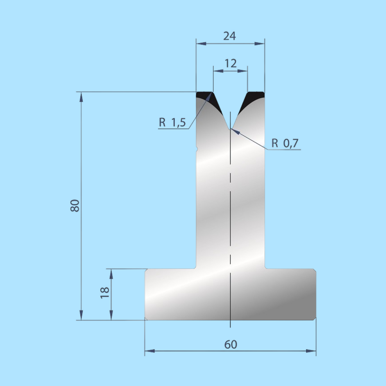 3029 AMADA-PROMECAM 1V Die