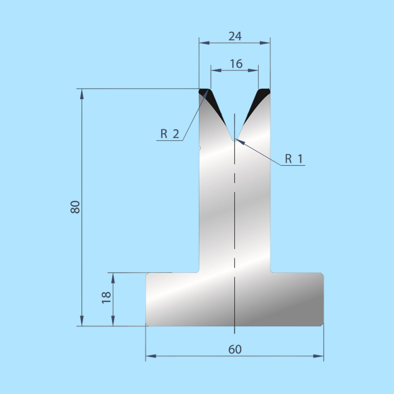 3030 AMADA-PROMECAM 1V Die