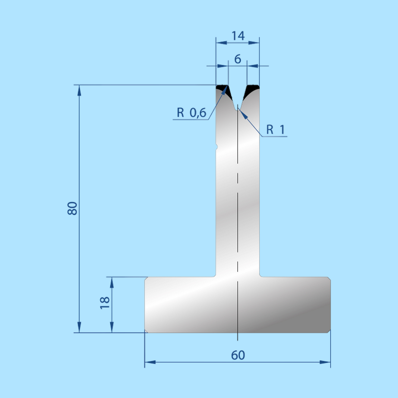 3042 AMADA-PROMECAM 1V Die