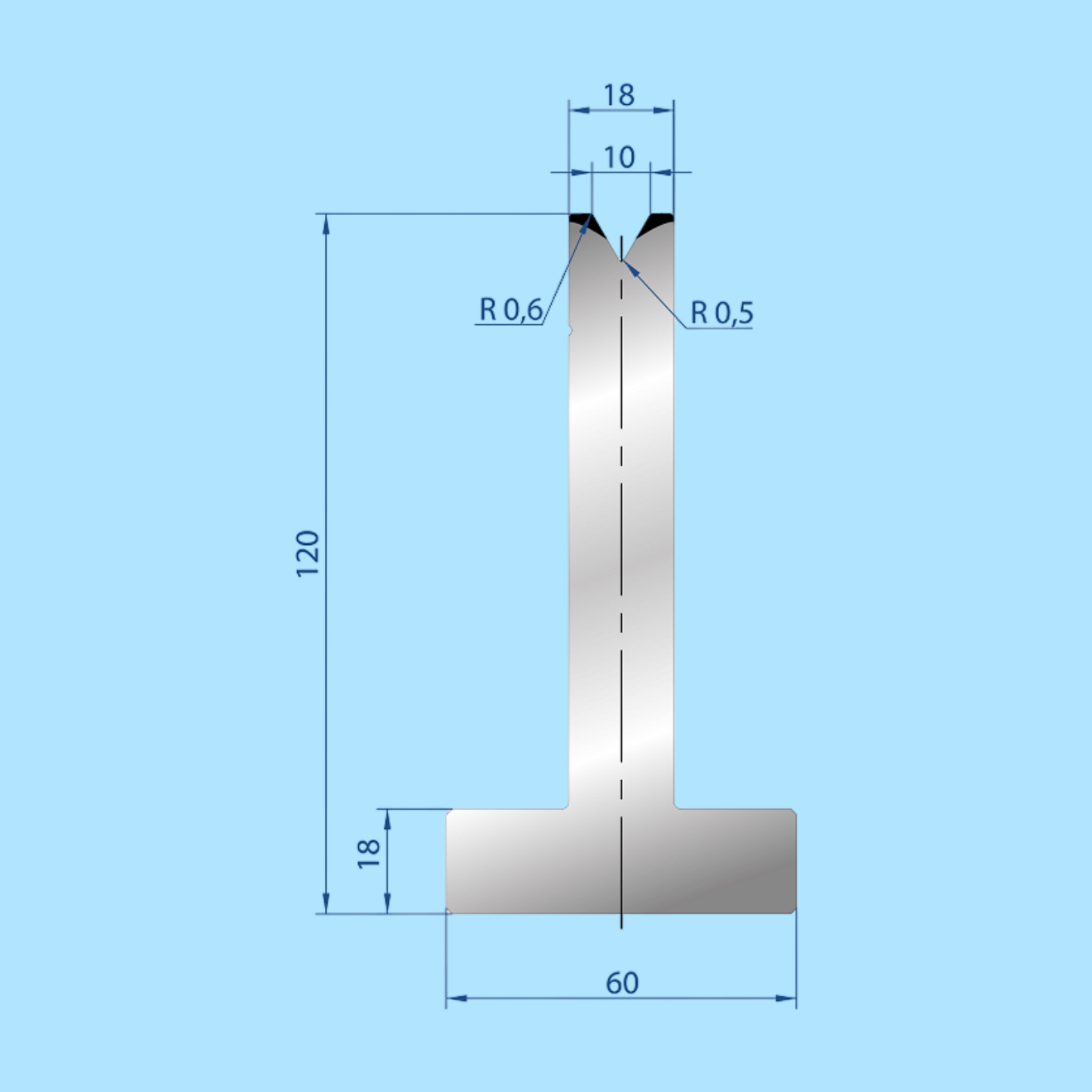 3061 AMADA-PROMECAM 1V Die