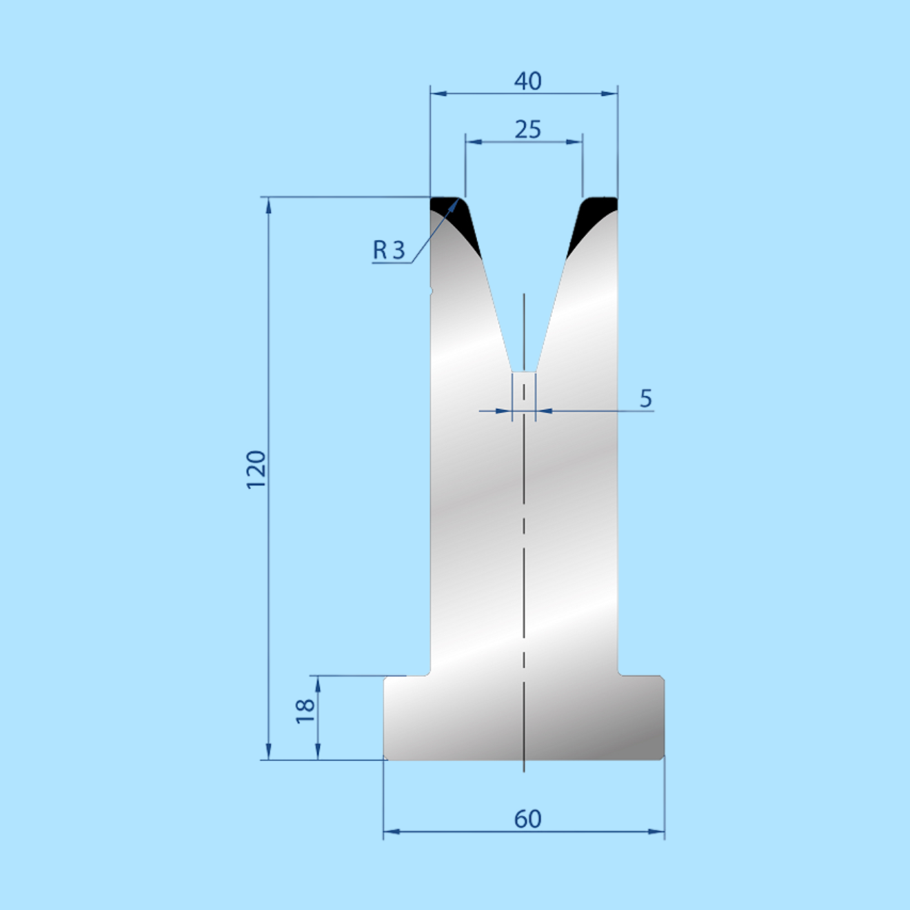 3079 AMADA-PROMECAM 1V Die