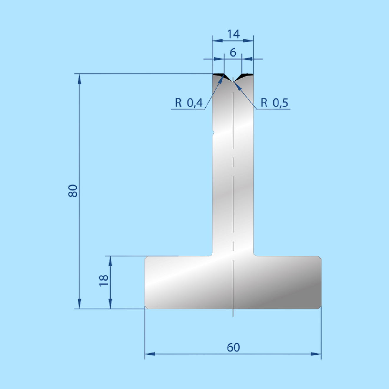 3080 AMADA-PROMECAM 1V Die