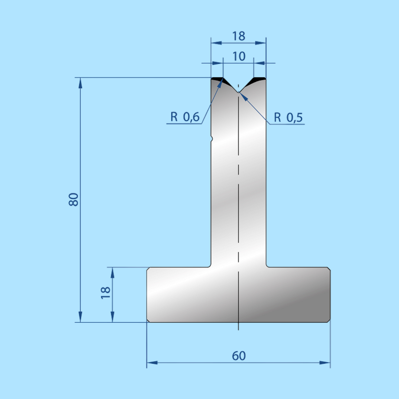 3082 AMADA-PROMECAM 1V Die