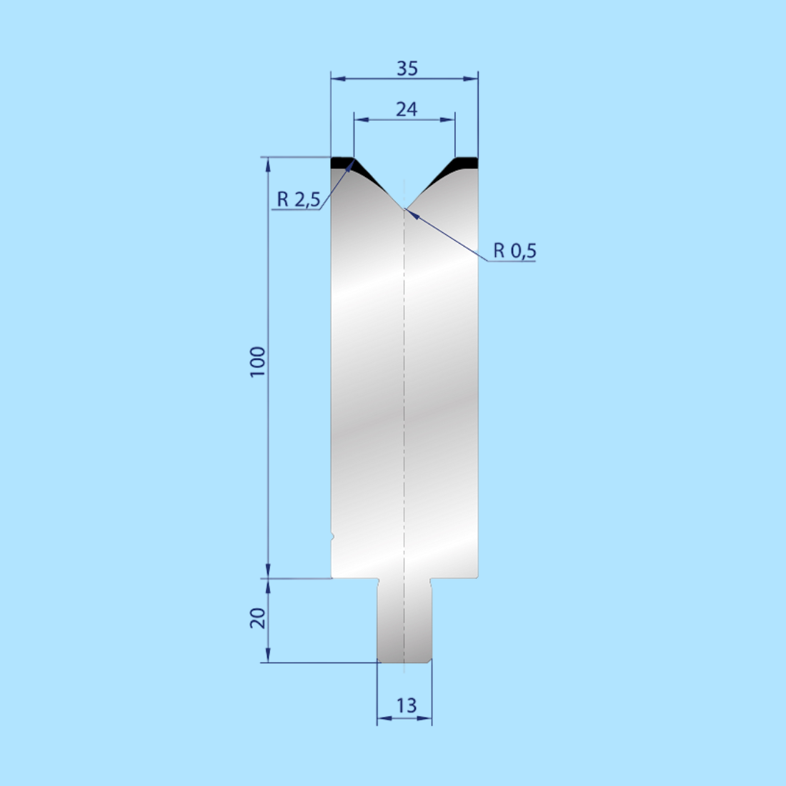 3129 WILA-TRUMPF 1V Die