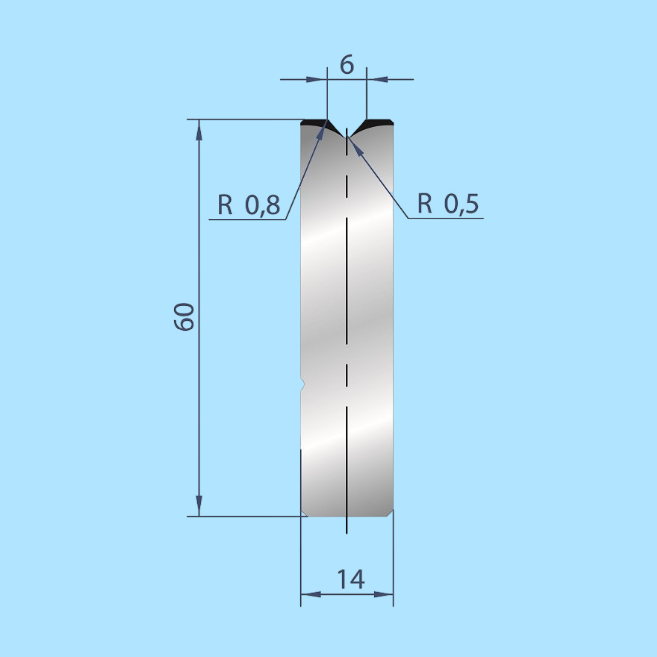 3159 AMADA-PROMECAM 1V Die