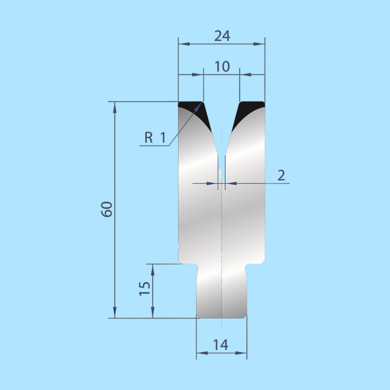 3168 AMADA-PROMECAM 1V Die
