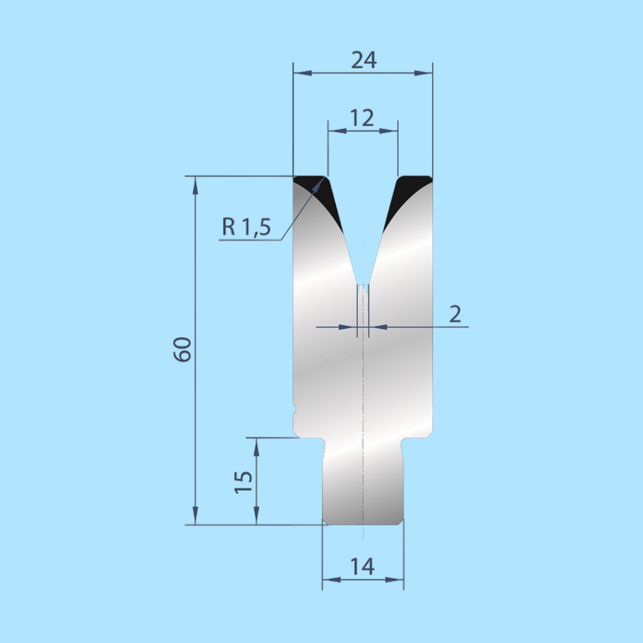 3169 AMADA-PROMECAM 1V Die