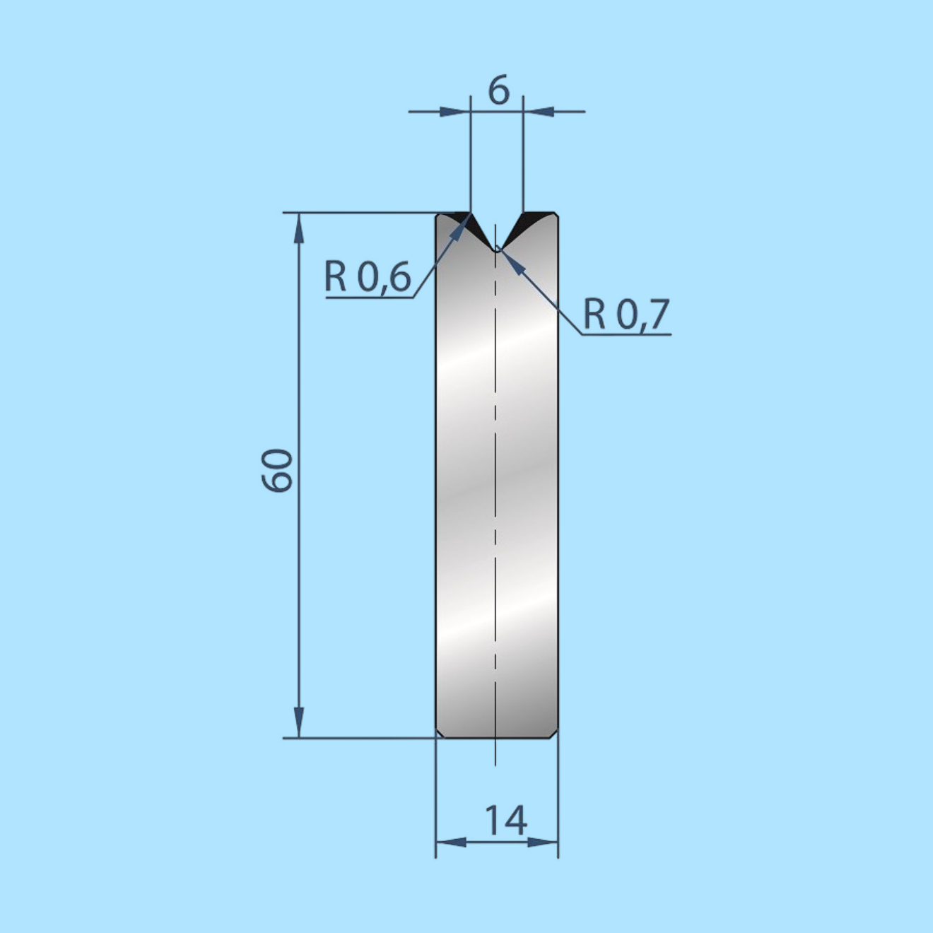 3193 AMADA-PROMECAM 1V Die