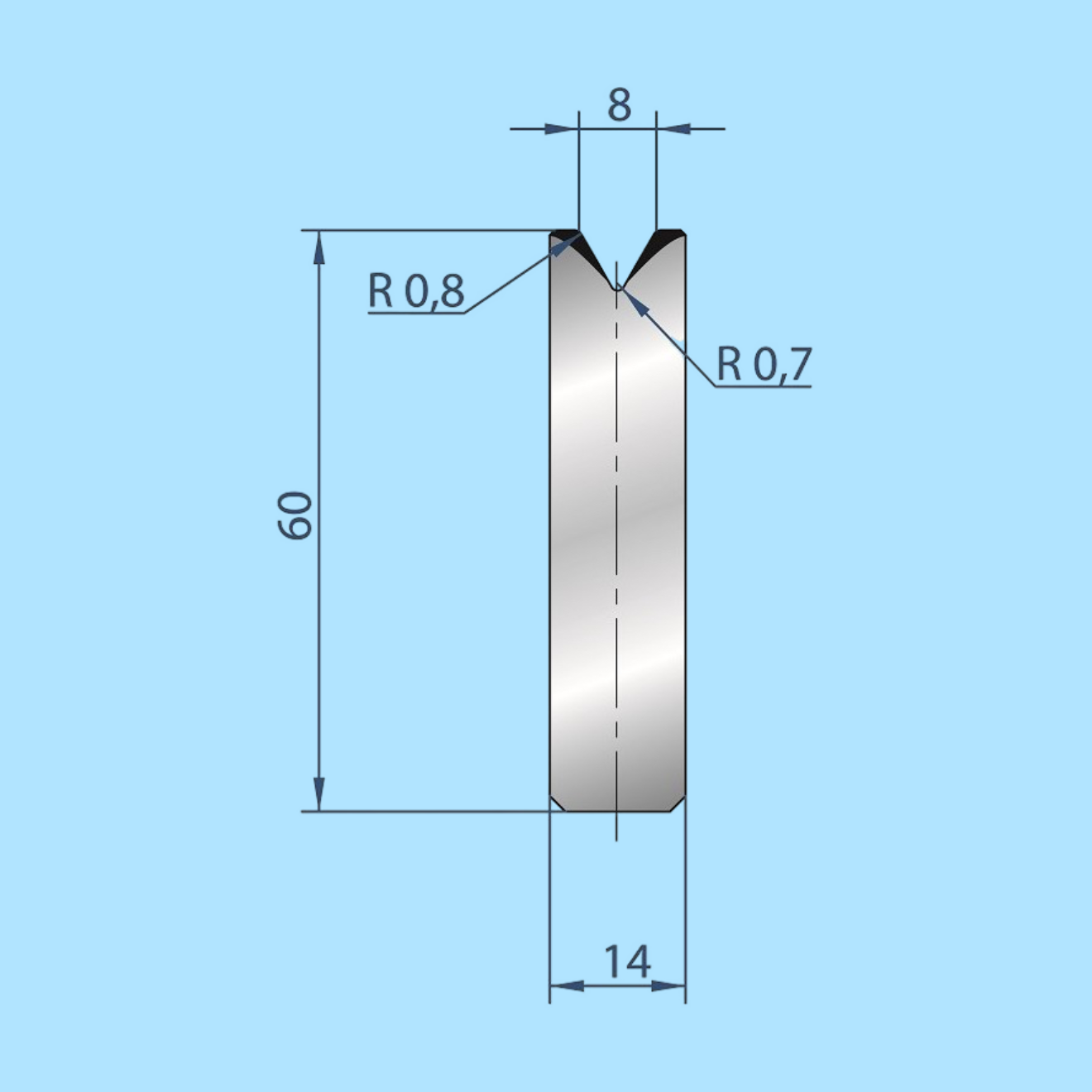3194 AMADA-PROMECAM 1V Die
