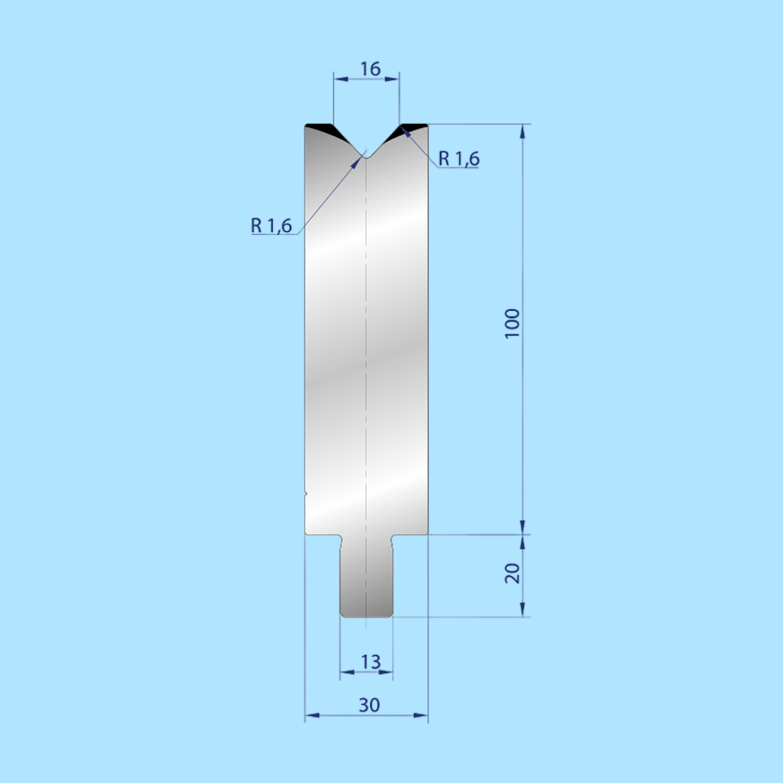 3204 WILA-TRUMPF 1V Die