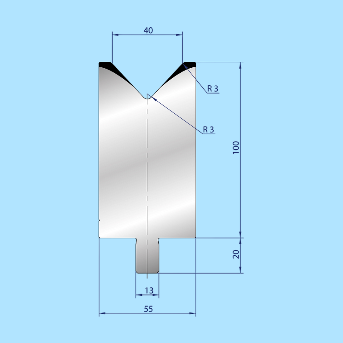 3217 WILA-TRUMPF 1V Die