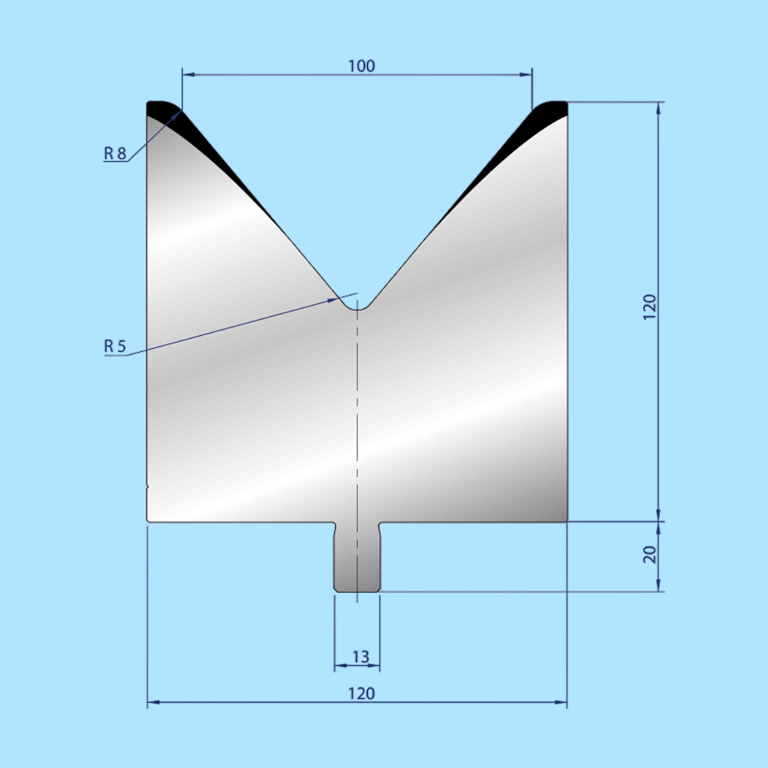 3223 WILA-TRUMPF 1V Die