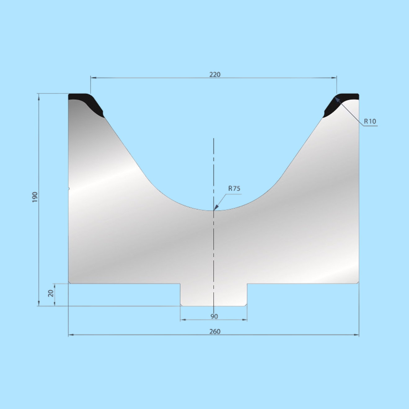 7290 AMADA-PROMECAM 1V Die
